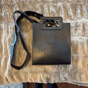 True Religion Black Crossbody Bag